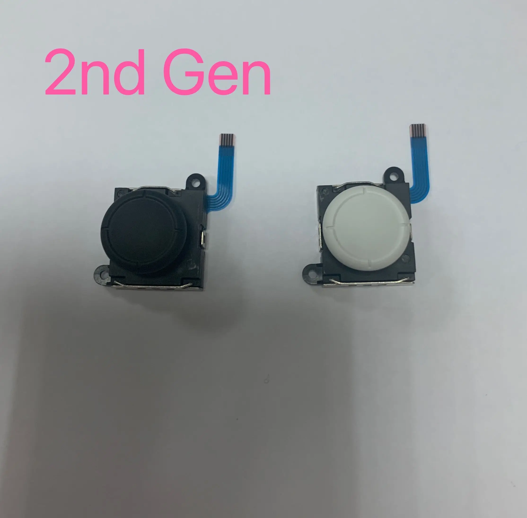 2nd GEN الأصلي جديد 1 زوج = 2 قطعة لنينتندو سويتش Ns لايت وحدة التحكم Joycon لوحة ألعاب تحكم ثلاثية الأبعاد عصا التحكم التناظرية الروك زر