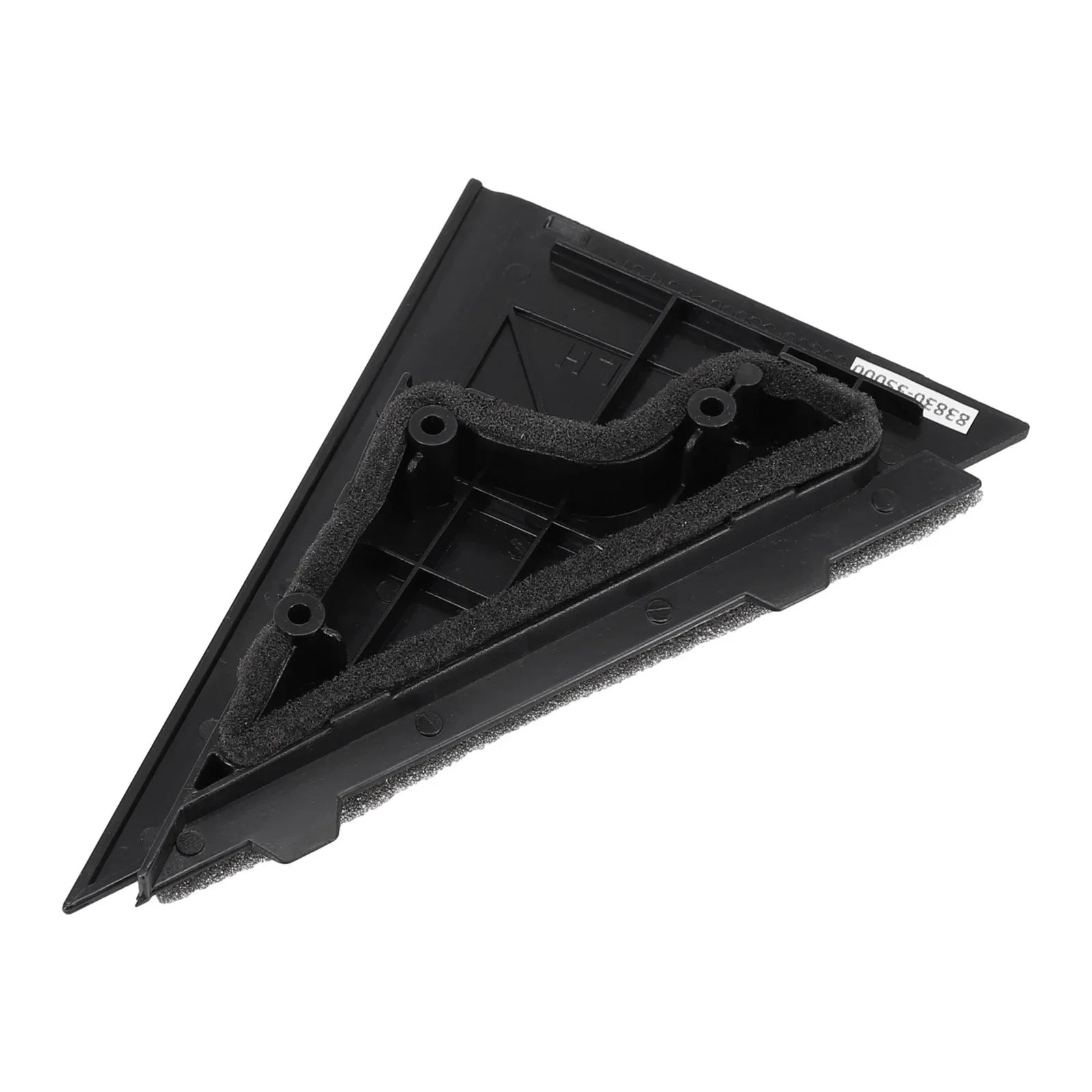 Rear Left Door Pillar Molding Cover for Hyundai Sonata 2009 2014 Black Plastic Material Enhances Vehicle's Look