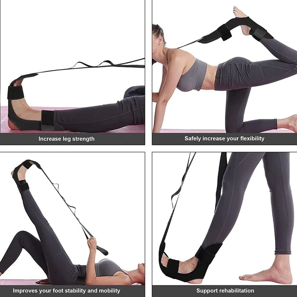 Yoga Flexibility Stretch Band Ballet Gym Trainer Yoga Leg Fascia Stretcher Strap Gym Tension Band Yoga Rope Ligament Stretcher