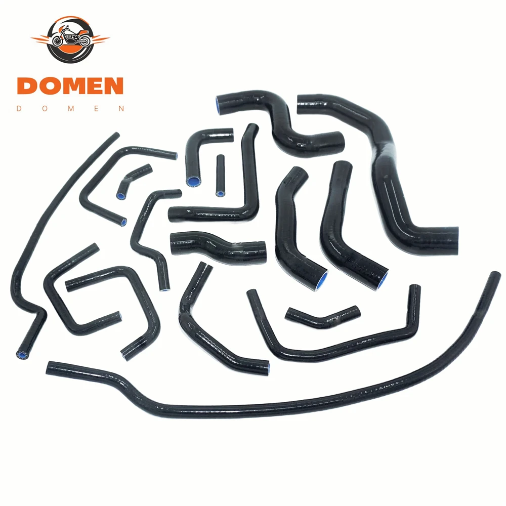 For Fit 09-15 Nissan Skyline GT-R GTR R35 VR38DETT Silicone Radiator Heater Hose Kit