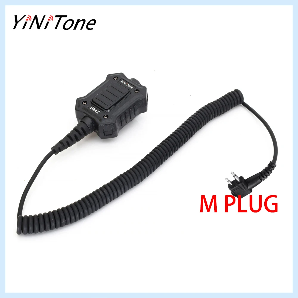 

U94X PTT Headset Adapter for Motorola GP-88 GP-2000 CP200 PR400 - Compact, Secure Clip, Easy Install