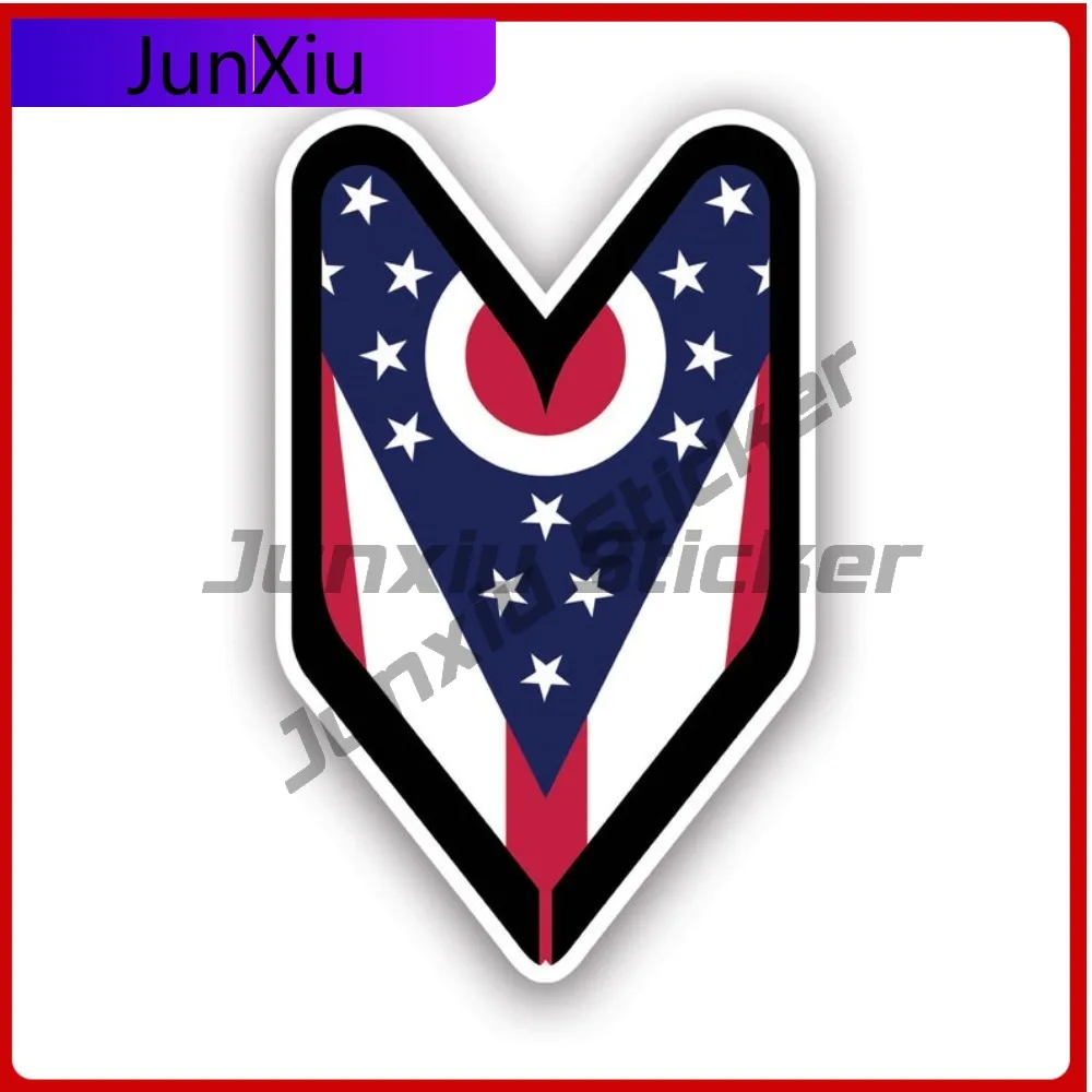 

Ohio Driver Badge Scratch Resistant Weather Resistant Funny For Laptop Car Window Helmet No Residue Easy Apply Decal Truck