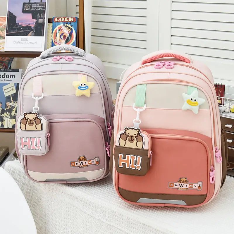 2026 جديد كبير حقائب الطالب الأطفال أكسفورد الكرتون حقائب الظهر في رياض الأطفال فتاة صبي طالب حقيبة كتب أطفال المدرسية الابتدائية #3