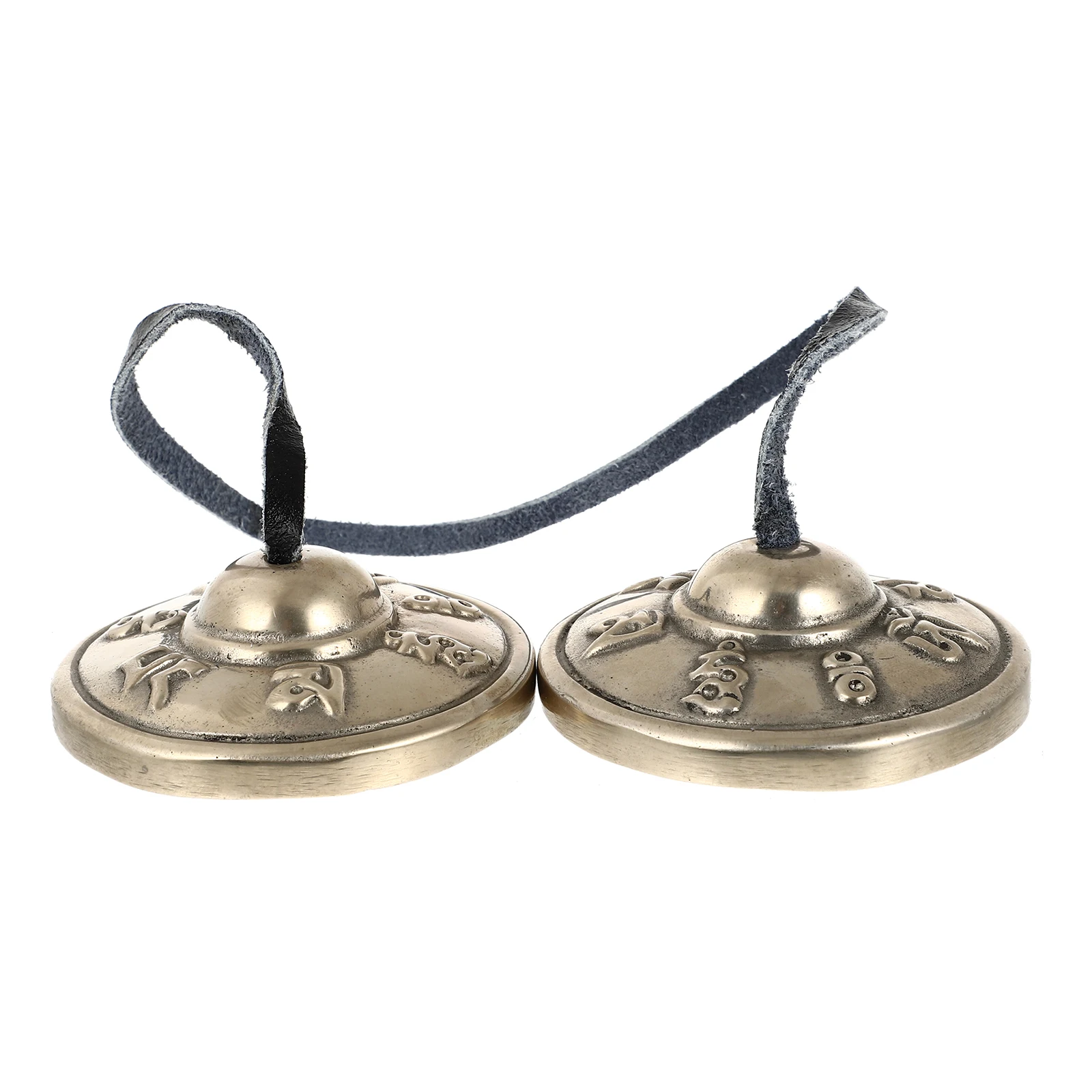 

Yoga Meditation Cymbal Bell Handmade Pure Copper Religious Instrument Tibetan Bell Buddhism Supplies Durable Portable