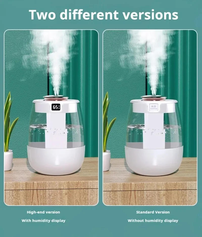 2026 New Upgrade Ultrasonic Desktop Bedroom Humidifier USB Spray Moisturizer Home Use Quiet Essential Oil Diffuser