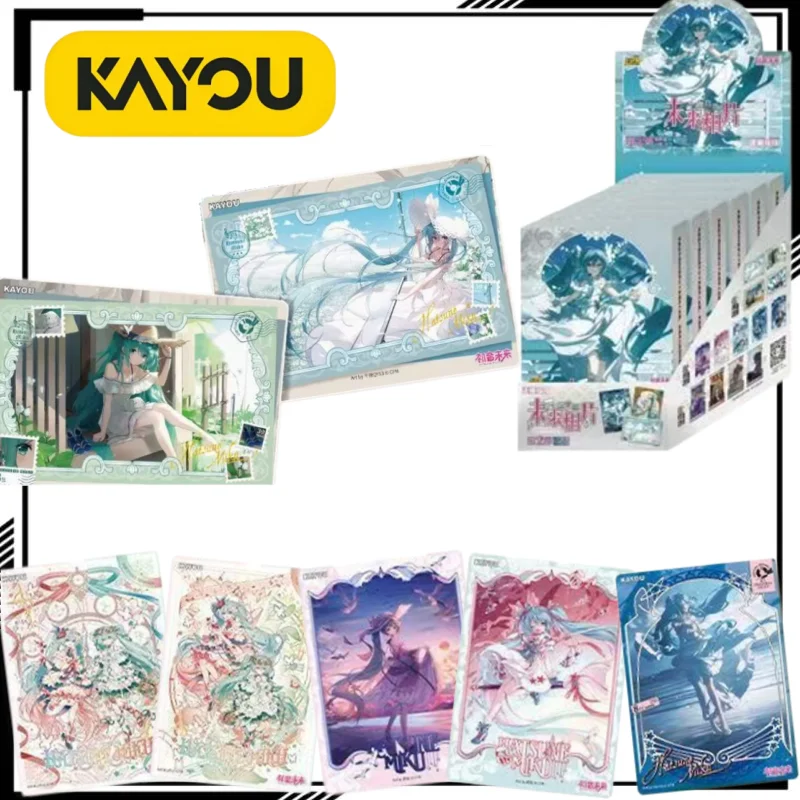 kayou-official-hatsune-miku-photo-card-cartoon-hatsune-miku-collectible-card-anime-merchandise-holiday-gift-trendy-toy