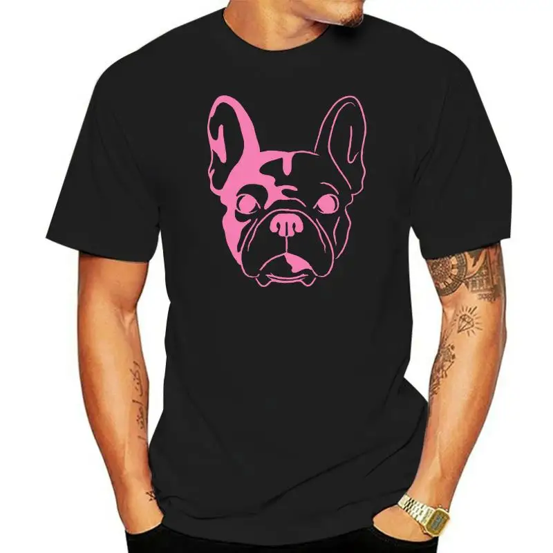 2022 Fashion Summer Hot sale French Bulldog Pink Print Dog  Portrait Fashion Cute Toddler T-Shirt Tee shirt