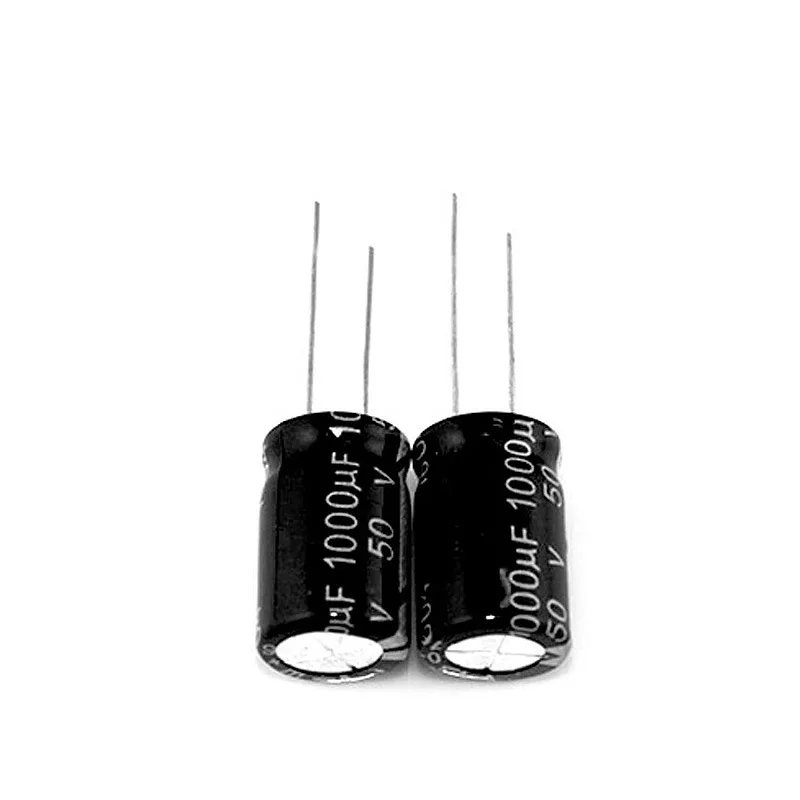 10pcs Electrolytic Capacitor 50V1000UF 13*25mm 1000UF/50V 16*25mm Low Ripple Aluminum Electrolytic Capacitor