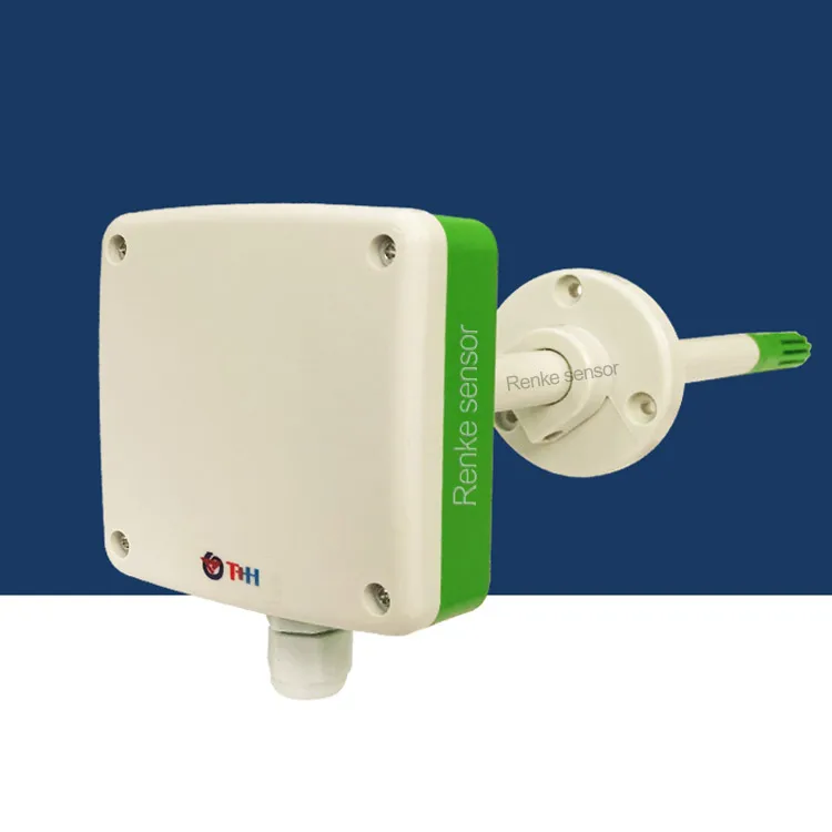 RS485 4-20mA HVAC Type Duct Temperature and Humidity Sensor Transmitter