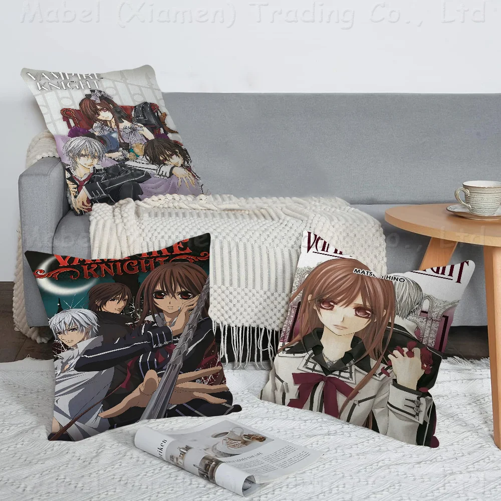 

Anime Vampire Knight Pillow Cushion Cover Pillowcase Living Room Sofa Home Decor Customized