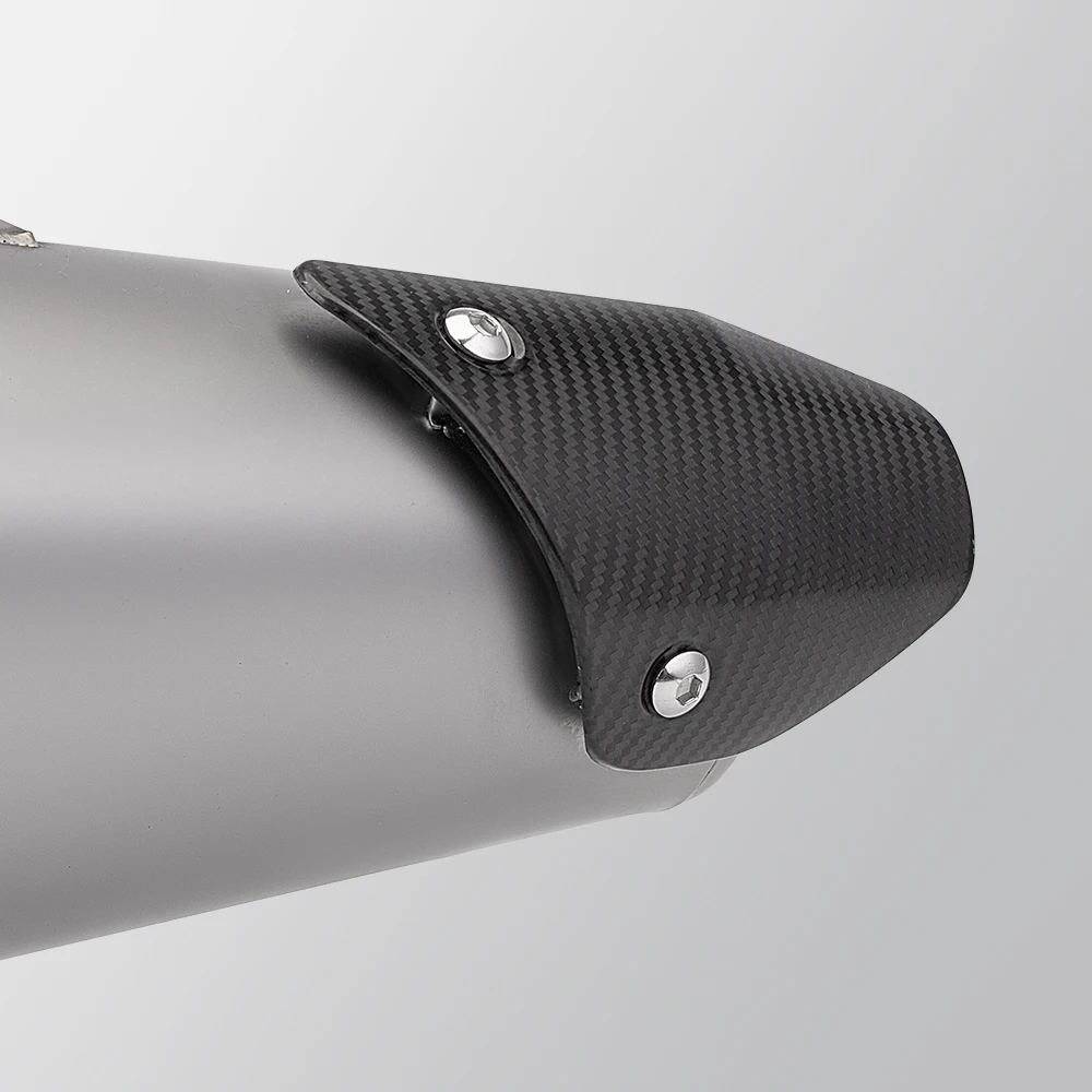 For Street Triple 765 S R RS 2017 - 2022 Moto Exhaust Escape Modify Project Carbon Fiber Muffler
