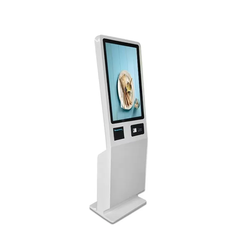 Terminal Self Service Touch Screen Kiosk Ordering System For Restaurant