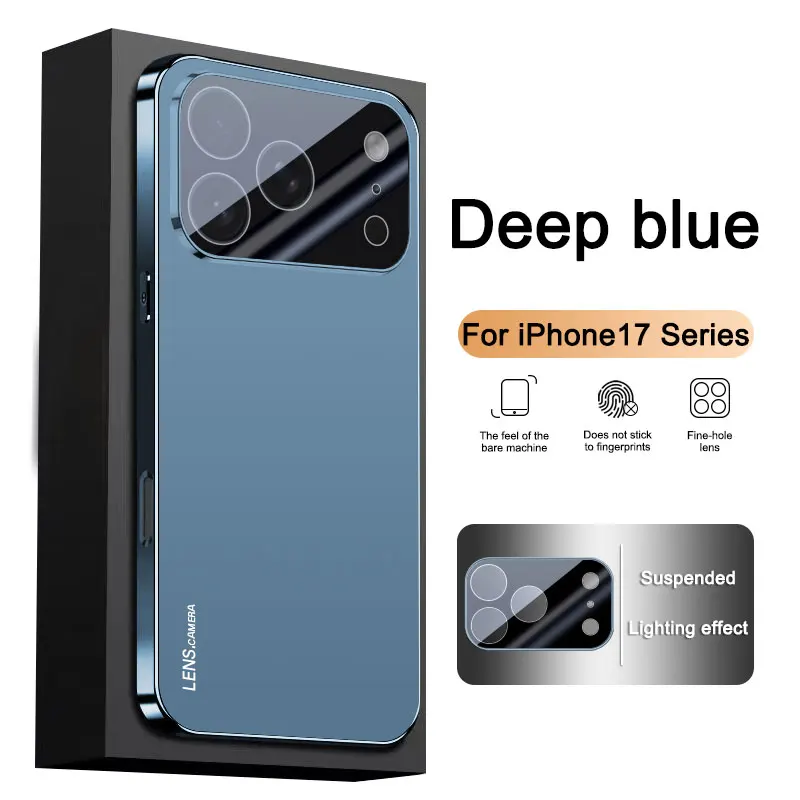 

For iPhone 17 Pro Max Case Camera Protection Electroplated Acrylic Hard Back Shell Premium Shockproof Bumper Cover Funda