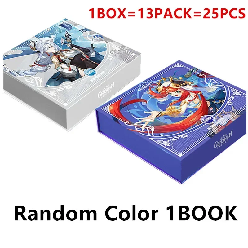 New Genshin Impact Cards Anime TCG Game Collection Pack Booster Box Rare SSR Surrounding Table Toys For Family Children Gift