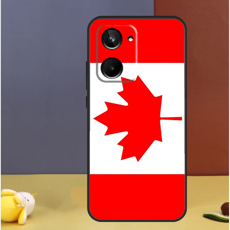 Canada Canadian Flag For Realme 11 12 9 10 Pro Plus GT5 GT3 GT Neo 5 C51 C53 C35 C31 C30 C25s C21Y C55 C33 Case