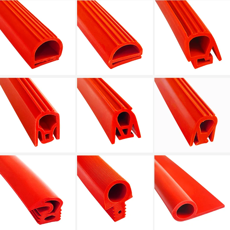 High Temperature Silicone Rubber Sealing Strip Steam Box Oven Door Gasket Steam equipment Rubber Pad Machine Sealing Accessories