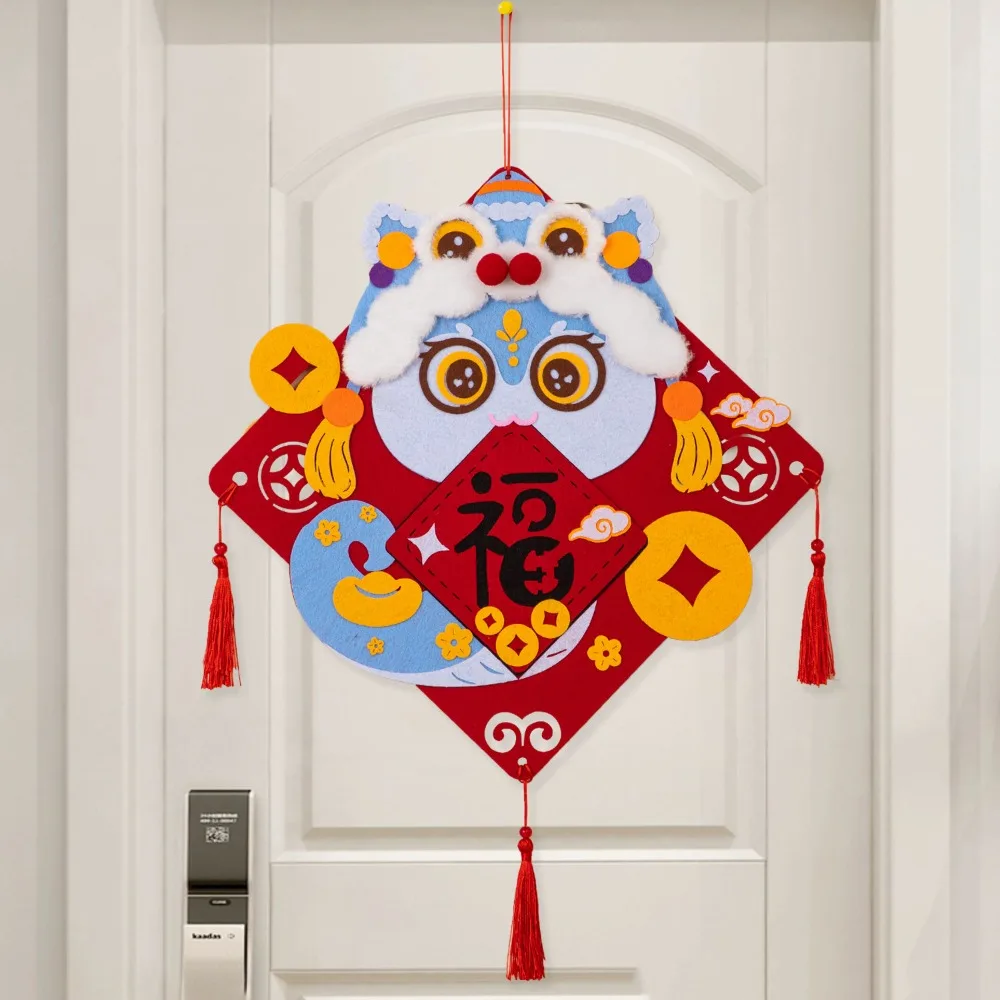 Vliesstoff DIY Fu Charakter Wandanhänger Chinesischen Stil Glück DIY Schlange Leitfaden Glück Haus Decoracion Party