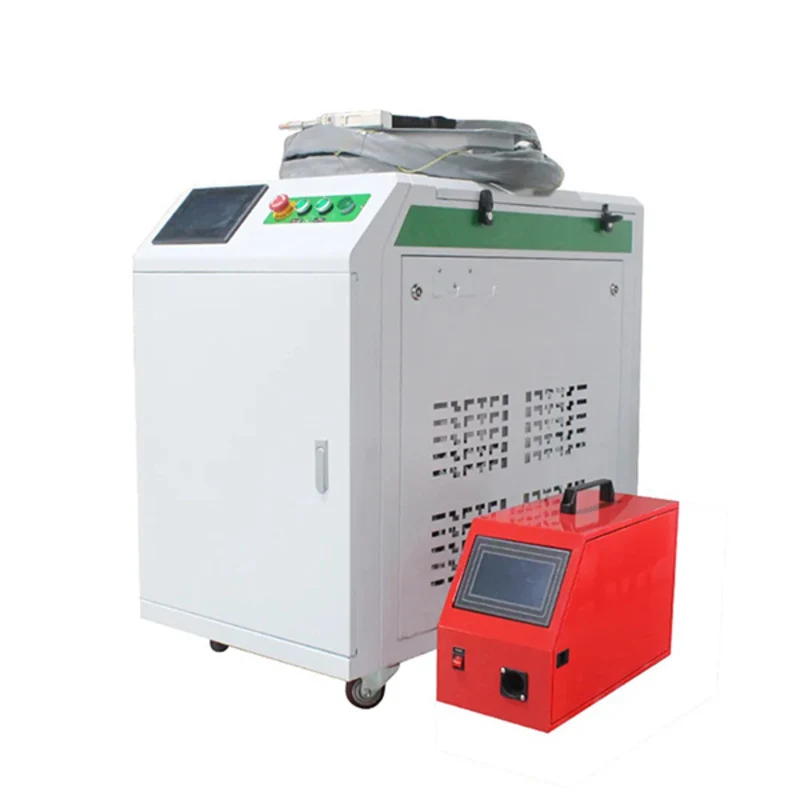 سعر المصنع 1500 واط ثلاثة واحد 5 للبطارية 3 في 1 لحام ليزر جديد محمول هاين