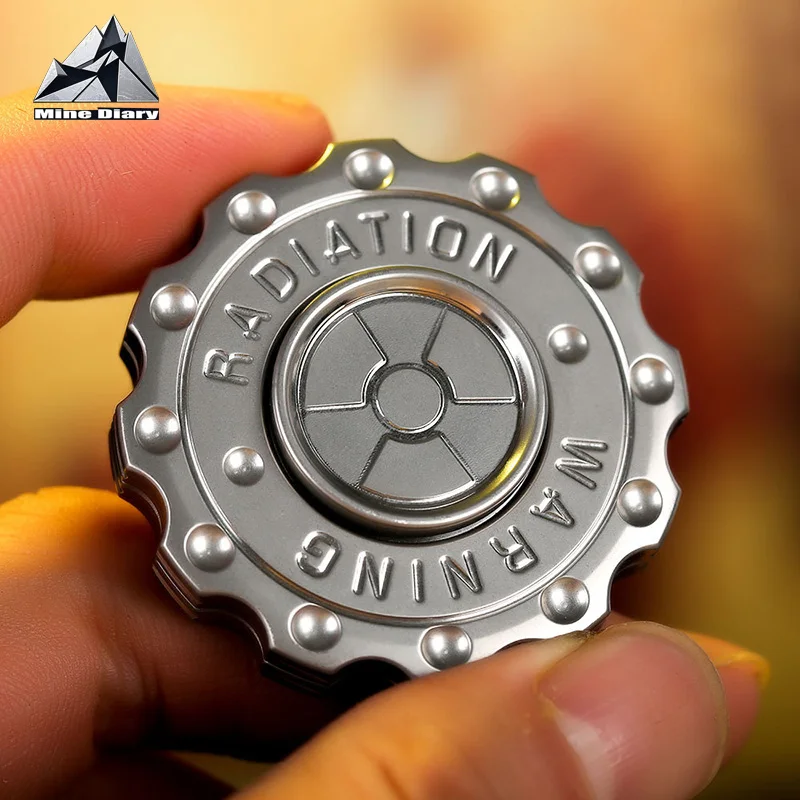 Edelstahl Punk Fidget Spinner EDC Hand Spinner Büro Entspannung Fidget Spielzeug ADHS Werkzeuge Spaß Geschenke