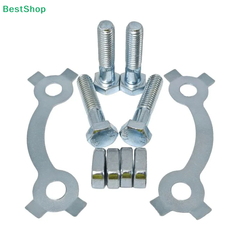 Silver Rear Sprocket Bolts With Retainer Locker For CG125 GS125 JH-70 Pit Dirt Bikes Motorcycle