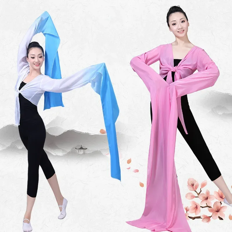 

Multicolor Hanfu Water Sleeves In Classical Peking Opera Tibetan for Adult Children To Practice Dance Performing Yangko Clothes