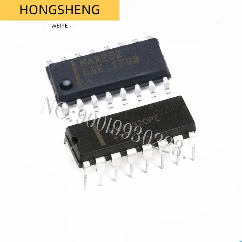 100% New 10pcs/lot MAX232CPE DIP16 MAX232 DIP-16 232EPE 232CSE 232 MAXESE RS-232 Drivers/Receivers IC