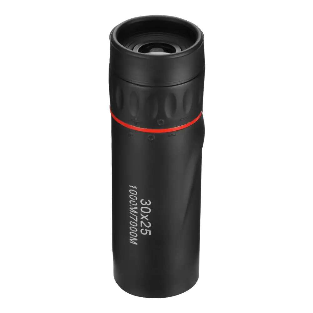 7X Travel Hunting Monocular Telescope Blue Anti-Reflection Film Low Light Vision Handy Telescope Outdoor Tool