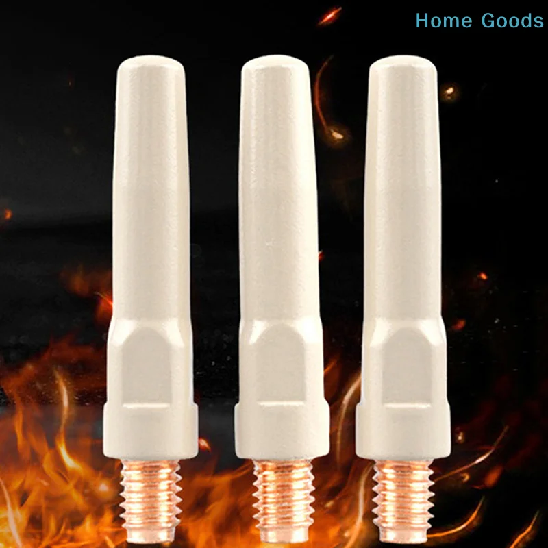 2Pcs/Set 15AK Welding Contact Tips New Coating Protect 25mm M6 Gas Nozzle Tip 0.8mm-1.2mm MIG Welding Torche Welding Tool Parts