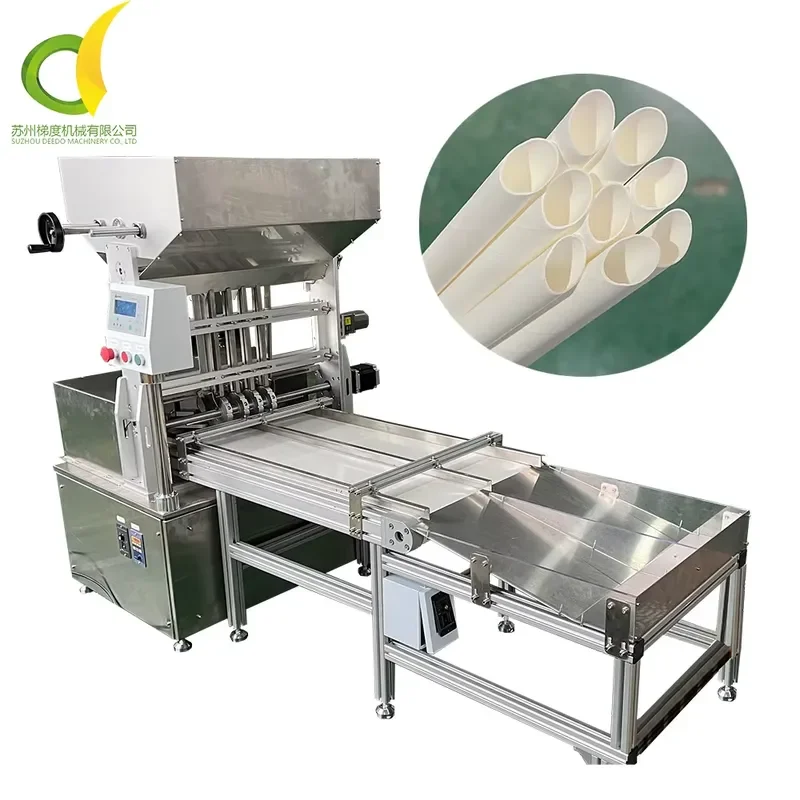 2026 CE Automatic Paper Straws Bevel Cutting Machine High Speed Angle Straws Making Machine