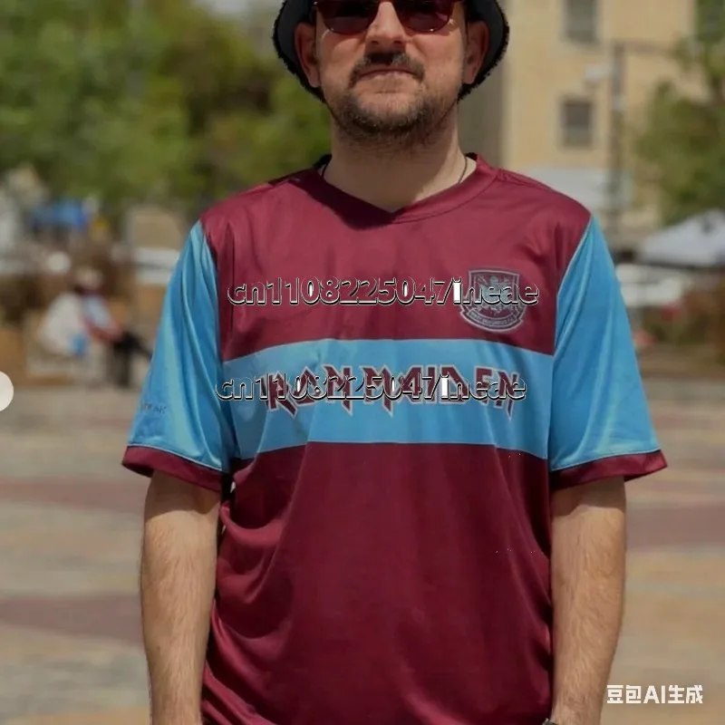 

Rock 'n' Roll Football Double Chef Delight! 3D Printed Jerseys, Retro Color-Block Style, A Must-Have for Fans and Music Lovers