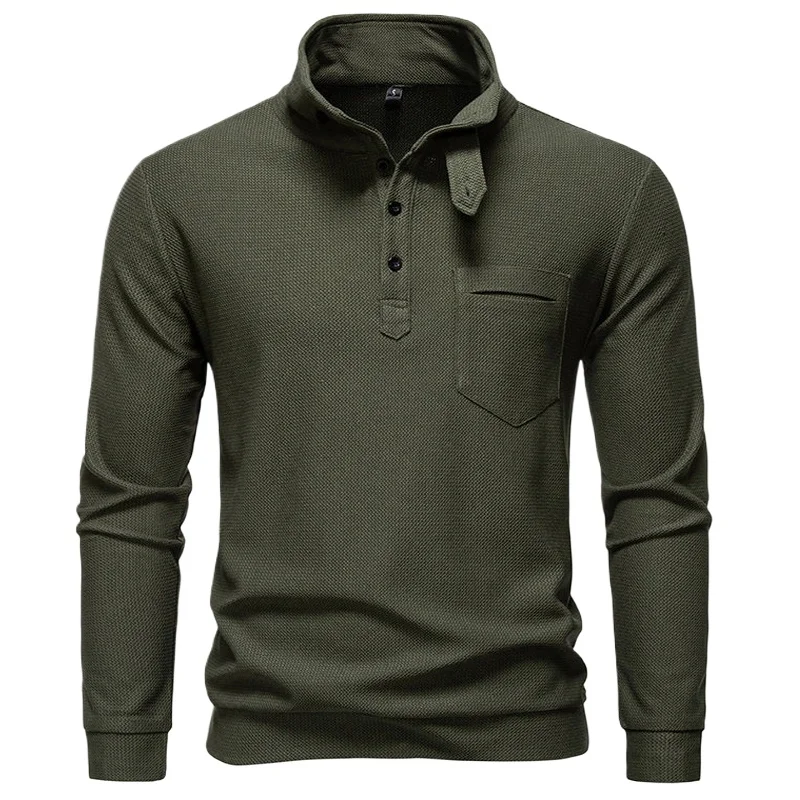 Meia carcela gola designer roupas dos homens hoodies moletom ao ar livre pullovers de cor sólida vintage homem moletom masculino