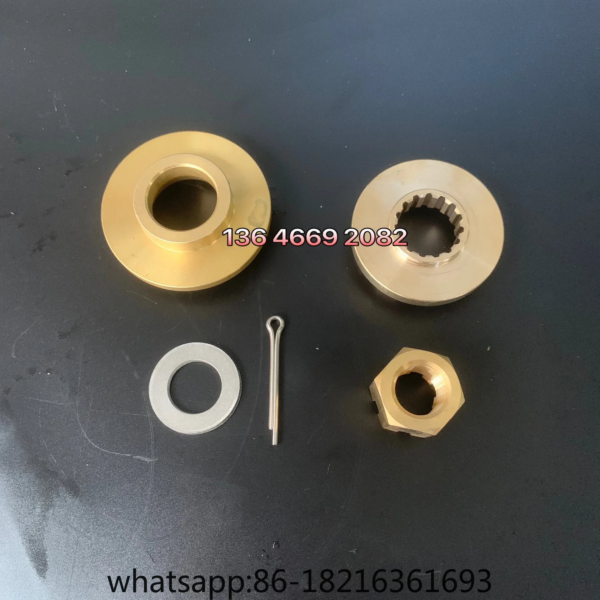 Suitable for Suzuki 140 horsepower outboard engine mounted thruster, outboard engine propeller nut gasket