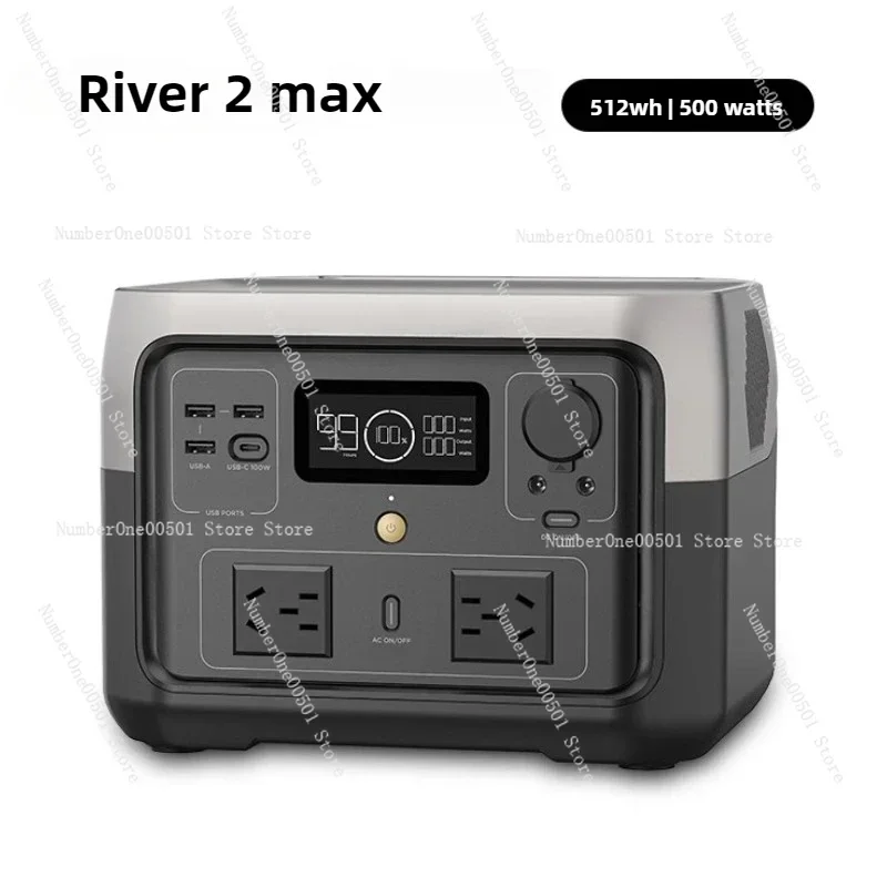 For EcoFlow River 2 Pro Outdoor Mobile 220V Fast Charge Lithium River 2 Max Iron Phosphate Battery High Power Power Supply