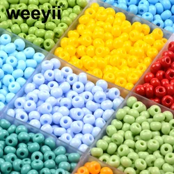 PRECIOSA Charm Opaque Multi-Color Glass Seed Beads DIY Bracelet Necklace Beads For Jewelry Making Needlework Accessories 4mm,6/0