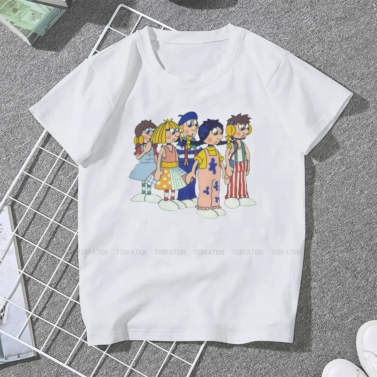 Y2k Short Sleeves Sunmmer T Shirt Cool O Neck TShirt The Raggy Dolls Toys Grimes Factory Pure Cotton Clothing Female Casual Tee