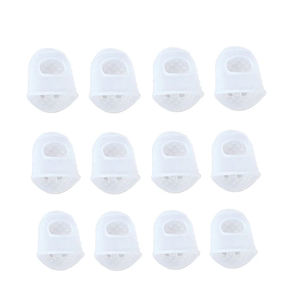 

9pcs Silicone Guitar Fingertip Protectors Reusable Stretchable Comfortable Finger Guards For Ukulele Banjo Mandolin Pain-Free
