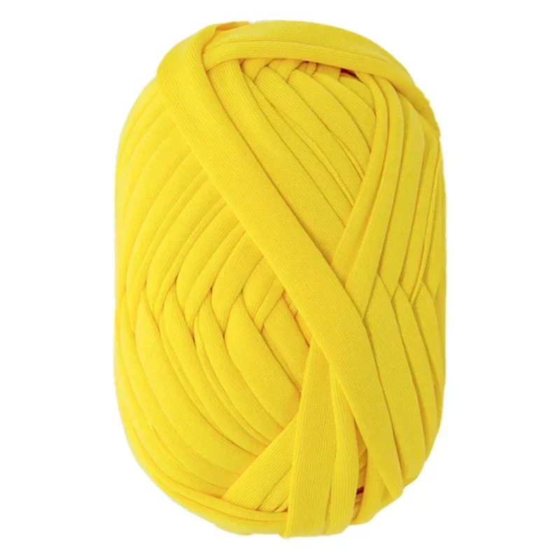 100g/piłka 21 metrów T-Shirt przędzy bawełnianej Fettuccini Zpagetti szycia dziania szydełka tkaniny Art kosz torba DIY dzianiny — zdjęcie 2