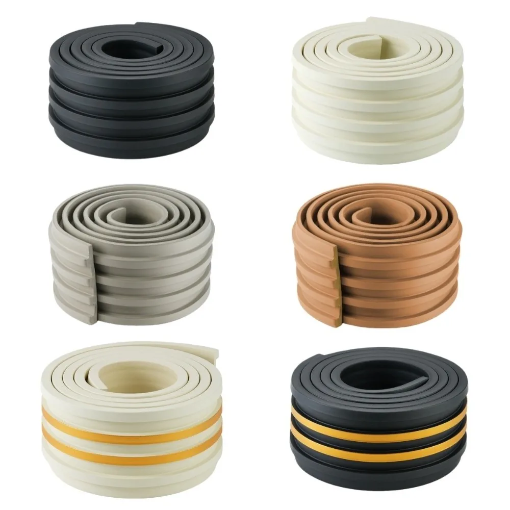 3 متر تقليد مصبغة الجدار ملصق NBR رغوة سميكة مخدد لوحة الحائط مقاوم للرطوبة ذاتية اللصق مخدد جدار تقليم #5