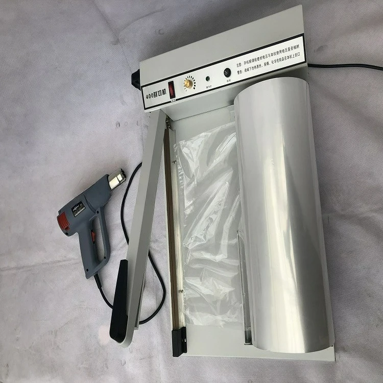 600mm Shrink Wrap Machine Sealing Cutting Combo Heat Gun Manual Packaging Tool