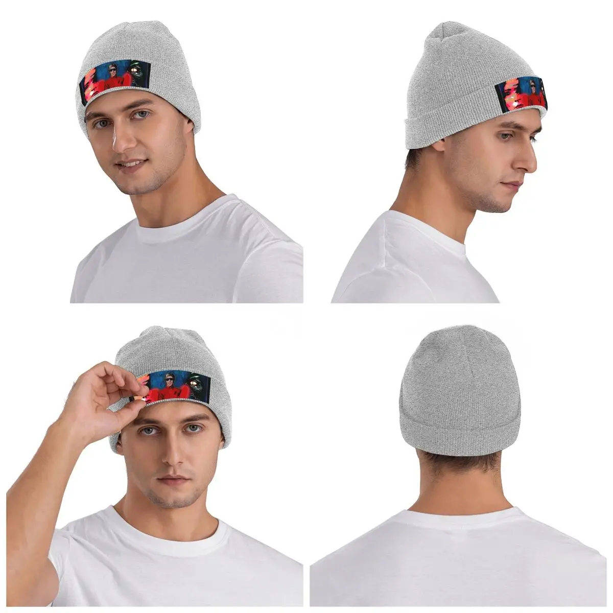 V The Visitors قبعة شتوية محبوكة دافئة قبعة بونيه قبعة Skullies Beanies قبعات الهيب هوب للجنسين