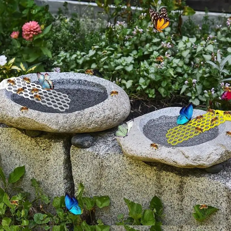 Floating Bee Drinking Ladder Butterfly Drinking Station Anti-Drop Folding For Attracting Birds Other Flying Animals Garden Decor