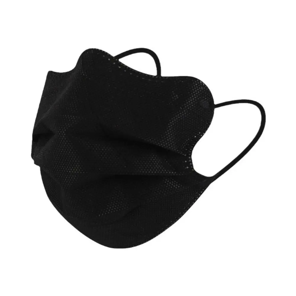 50pcs Women Female Butterfly Shaped Design Disposable Face Mask V-face Morandi Color Anti Dust Mask 3layer Protective Face Cover