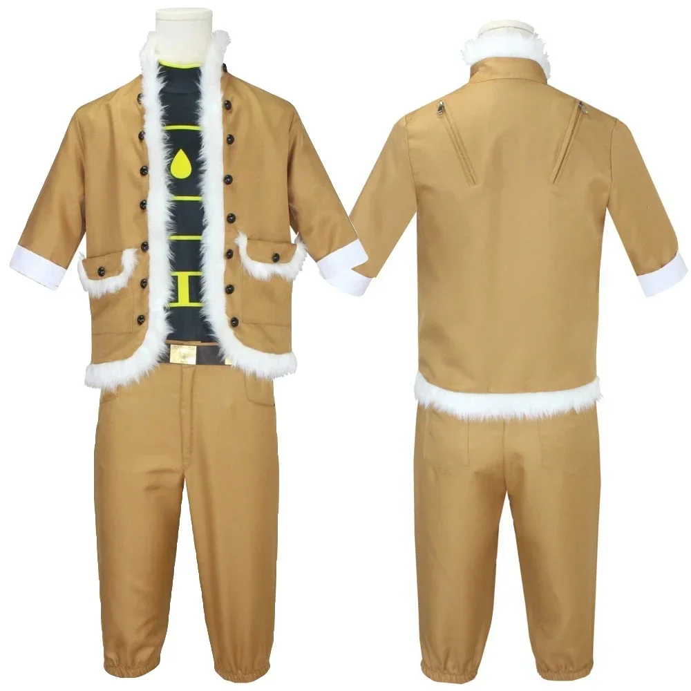 Anime Hawks Cosplay Costume Adult Men T-shirt Pants Suit Uniform Halloween Clothes Outfit