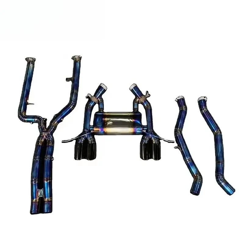 for Cayenne Performance Full Exhaust System Downpipe Valvetronic Catback with Remote Control Stainless Steel Muffler Pipe