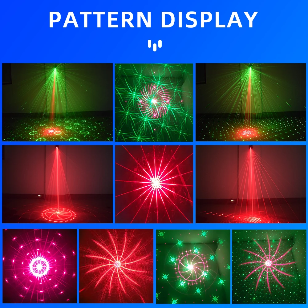 Mini 60 Patterns Projector Party Effect Lights DJ Disco Holiday Christmas Dance Bedroom Decoration Car Lamp Show Gift image 4