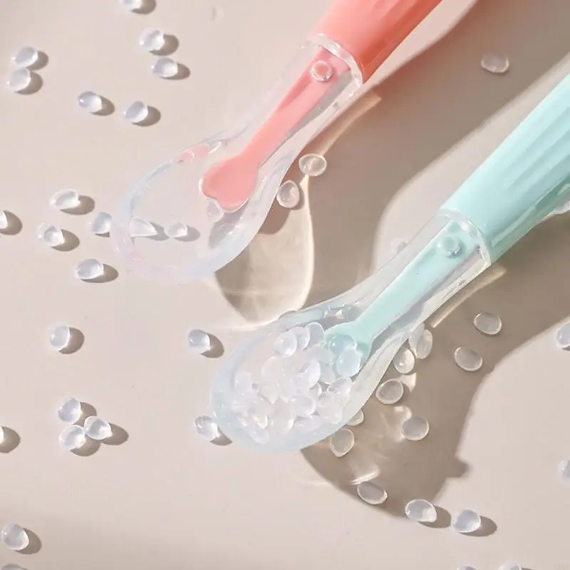 E06F 2-in-1 Scraper Spoon Silicone cho ăn muỗng đa dụng