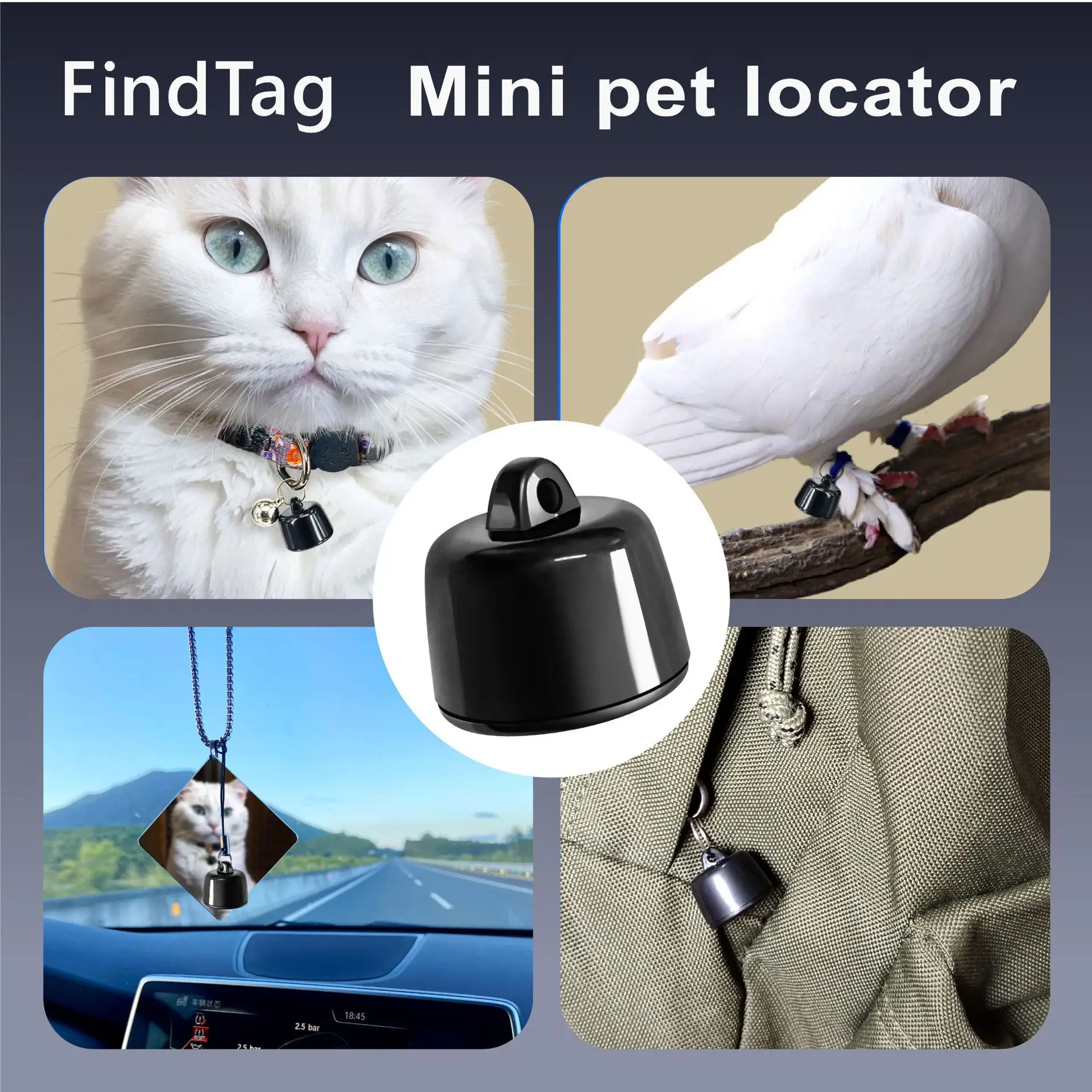 1PCS Smart Track Link Smart Tag Findtag Key Bluetooth GPS Tracker for Earbud Luggage MFi Finder IOS Android Universal