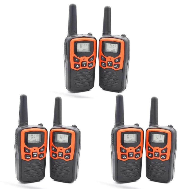 Walkie Talkies For Adults Long 2 Pack 2-Way Radios Up To 5 Miles Talk