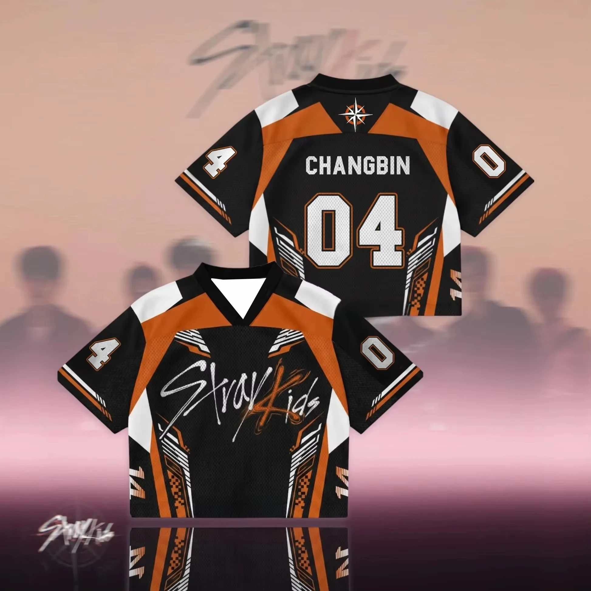 Stray Kids Concert Outfit Unisex Jersey, 2026 Kpop Quick-dry 3D Print Tshirt , Men Women Oversized Y2k Streetwear Football Shirt