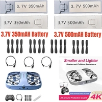 JJRC H107 RC Drone Spare Parts 3.7V 350mAh&500mAh Battery/Propeller/USB H107 RC Drone Accessories H107 Blades H107 Battery